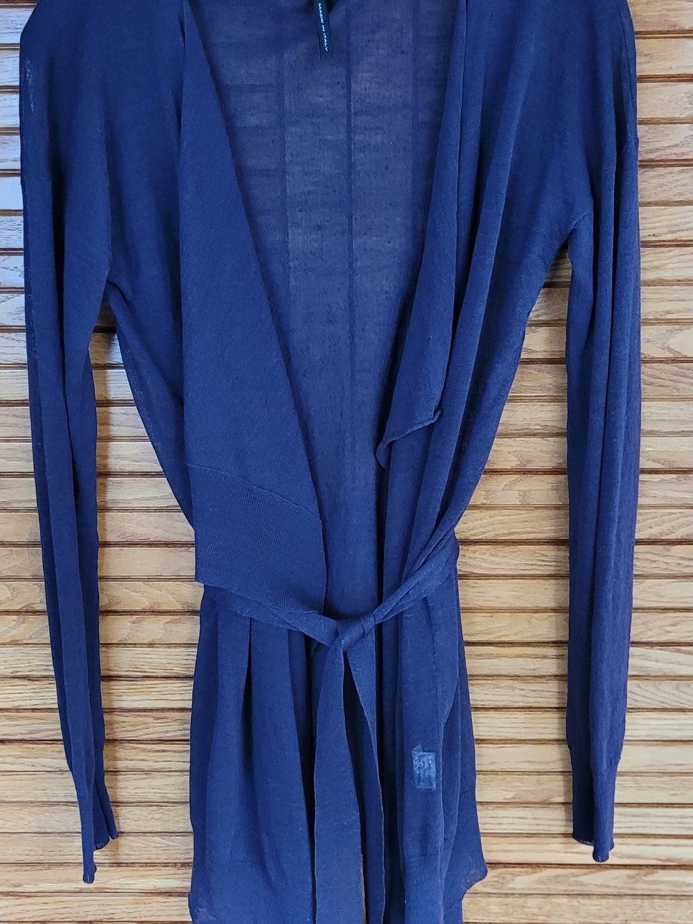 Sarah Pacini Soft Purple Linen Cardigan